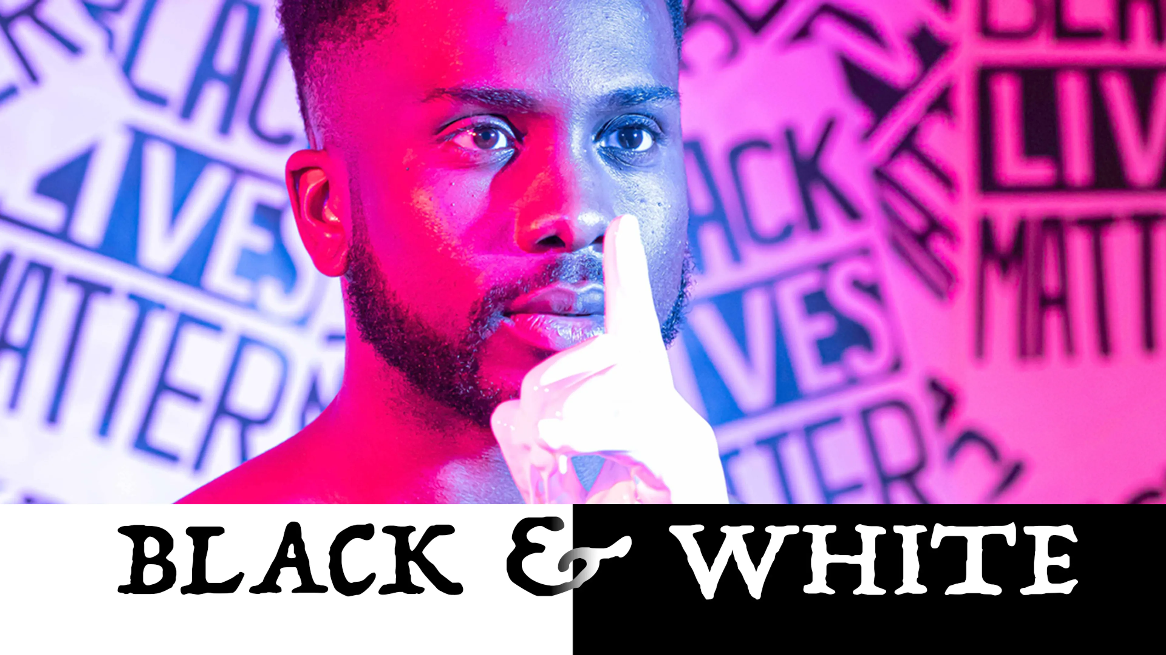Black & White poster